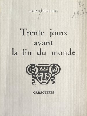 cover image of Trente jours avant la fin du monde